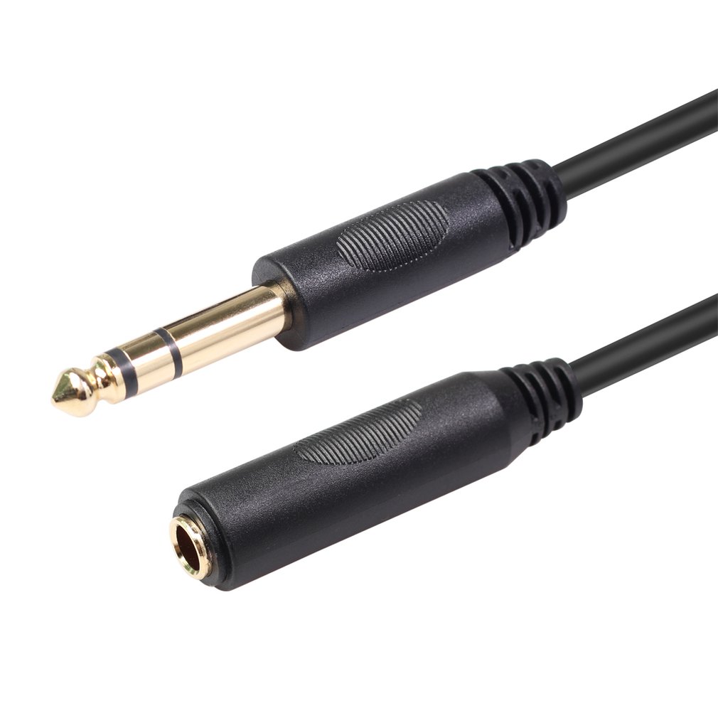 1.8M/3M/4.5M/6M 6.35mm M/F Extension Cable Power Cord Male to Female Power Cords Extension Earphone Stereo Cord