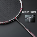 Ultralight 7U 67-69g Professional Carbon Fiber Badminton Rackets Raquette Max Tension 30lbs Racket With Strings Bag Sports Speed