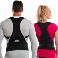 Men Women Back Corset Elastic Shoulder Back Spine Posture Corrector Magnetic Waist Back Support Belt Humpback Clavicle Posture