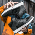 Men Casual Shoes 2020 New Yellow Orange Fashion Men's Sneakers Comfortable Plush Upper High Top Chaussure Homme Women Shoes