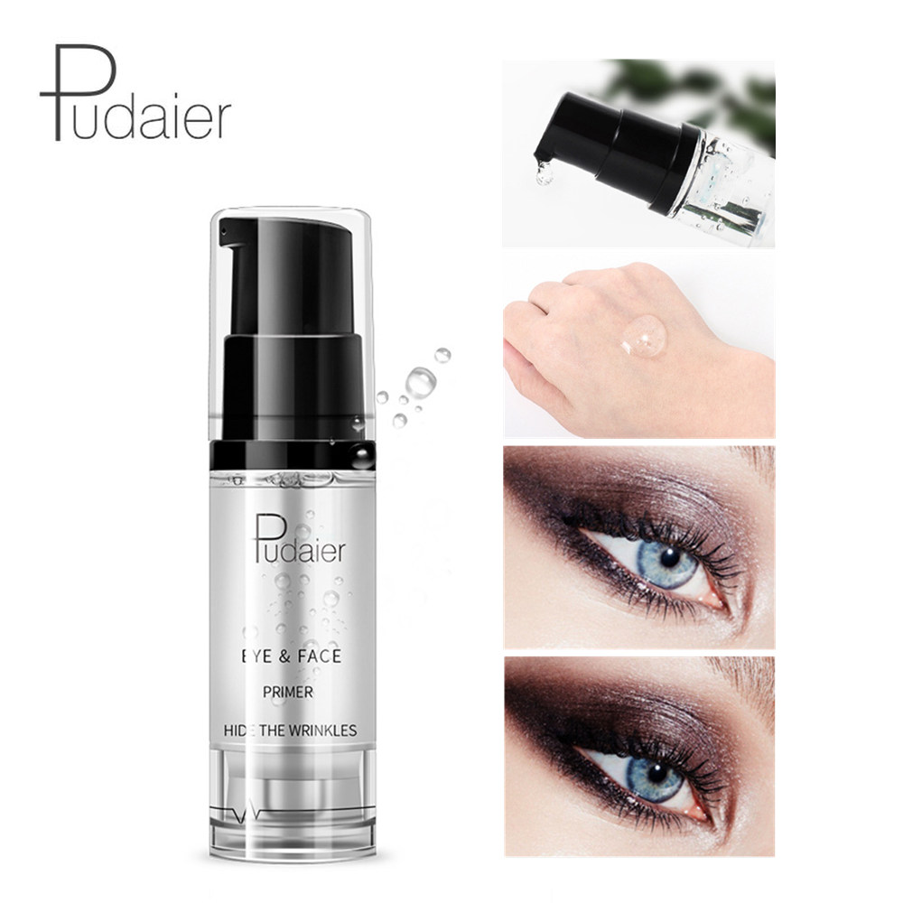 Pudaier 8ml Eye Face Makeup Primer Long Lasting Eyeshadow Primer Professional Natural Moisturizer Base Cream Eye Shadow Enhancer