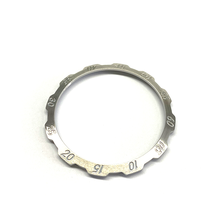 watch bezel with etching number
