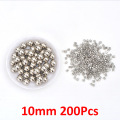 10mm 200pcs Silver