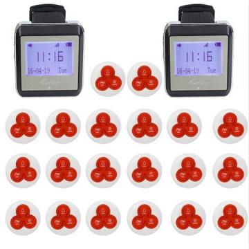 Wireless Watch Restaurant Coaster Pager Calling System Watch Guest for Hospital Waiter Nurse 433MHz Restaurants Equipment