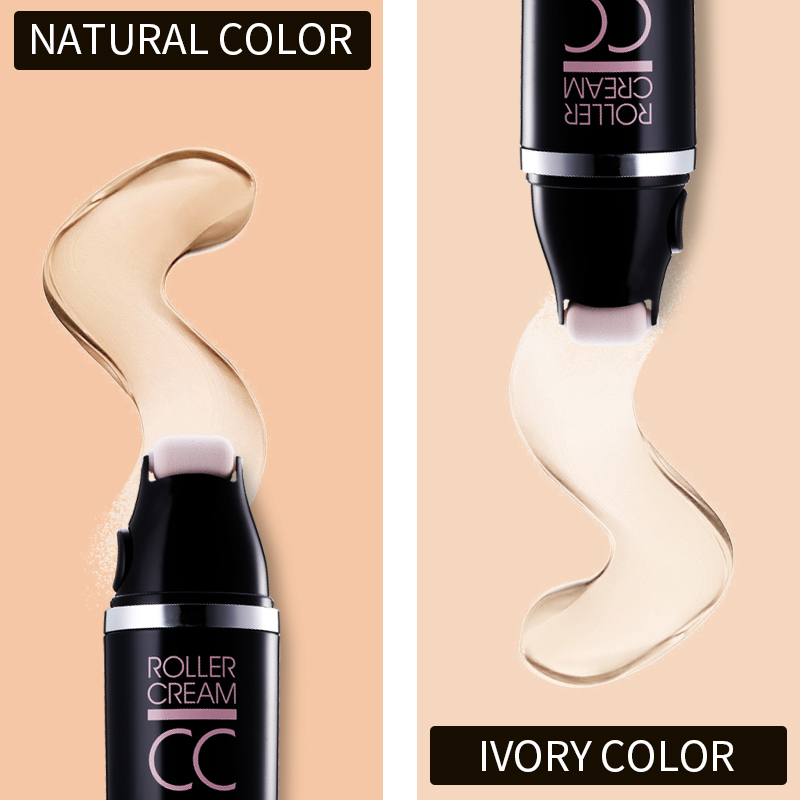 LAIKOU Roller CC Cream Makeup Concealer Multi Effects Face Skin Care Moisture Foundation Cosemtics Natural Ivory Make Up