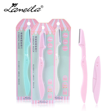 1Pcs Portable Eyebrow Trimmer Foldable Hair Remover Set Women Face Razor Eyebrow Trimmers Blades Shaver Beauty tools