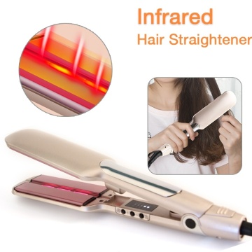 Infrared Hair Straightener Ceramic Flat Iron Hair Straightening Curling Irons Tourmaline Hair Curler Professional Hair Styling
