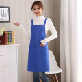 Pure Color Cooking Kitchen Apron For Woman Men Chef Waiter Cafe Shop Bbq Hairdresser Aprons Custom Gift Bibs Wholesale