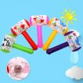 1Pc New Hot Cute Cartoon Inflatable Hammer Air Hammer With Bell Kids children Blow Up Noise Maker Toys Color Random