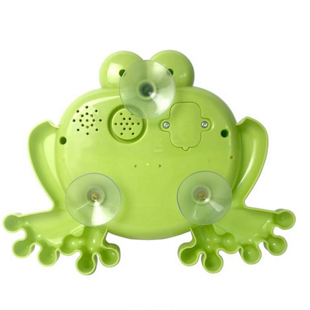 Automatic Bubble Machine Blower Cartoon Cute Frog Baby Bath ToyMake Party Summer Outdoor Toy Bubble Generate Toy for Kids