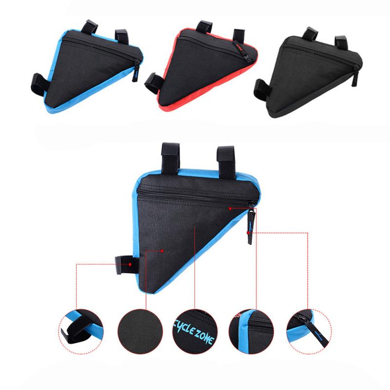 Bicycle Bag Waterproof Bike Triangle Bag Storage Mobile Phone Cycling Bag Bike Tube Pouch Holder Saddle Pannier Accessories