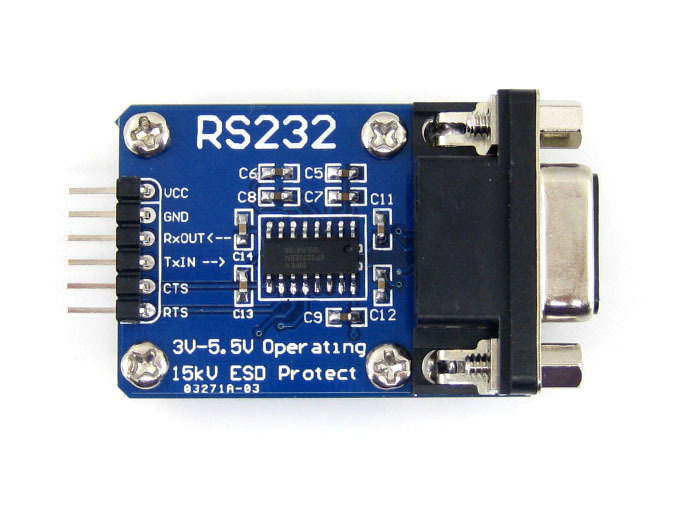RS232 Board SP3232 RS-232 UART RS232 to TTL Transceiver DB9 Connector Evaluation Development Board Module Kit