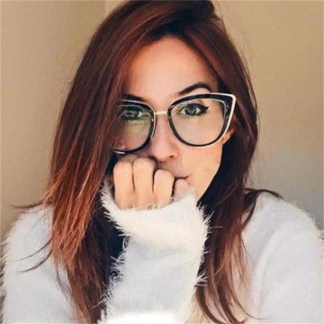 Fashion Women Cat Eye Eyeglasses Frame Women Optical Glasse Frame Retro Eyeglasses Computer Glasses Transparent glasses