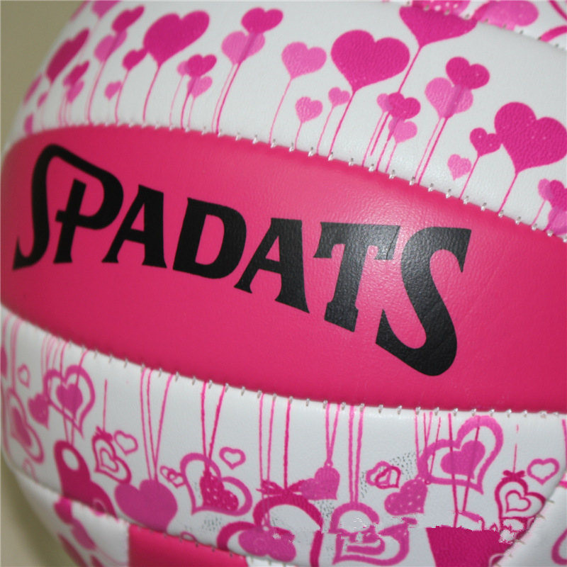 PU Leather Volleyball Ball Official Size 5 pink Beach Volleyball Ball Summer Beach Training Handball Volley Ball