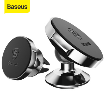 Baseus Magnetic Car Phone Holder Universal Magnet Holder in car Mobile Phone Holder Stand Mount For iPhone X 8 7 with small ears