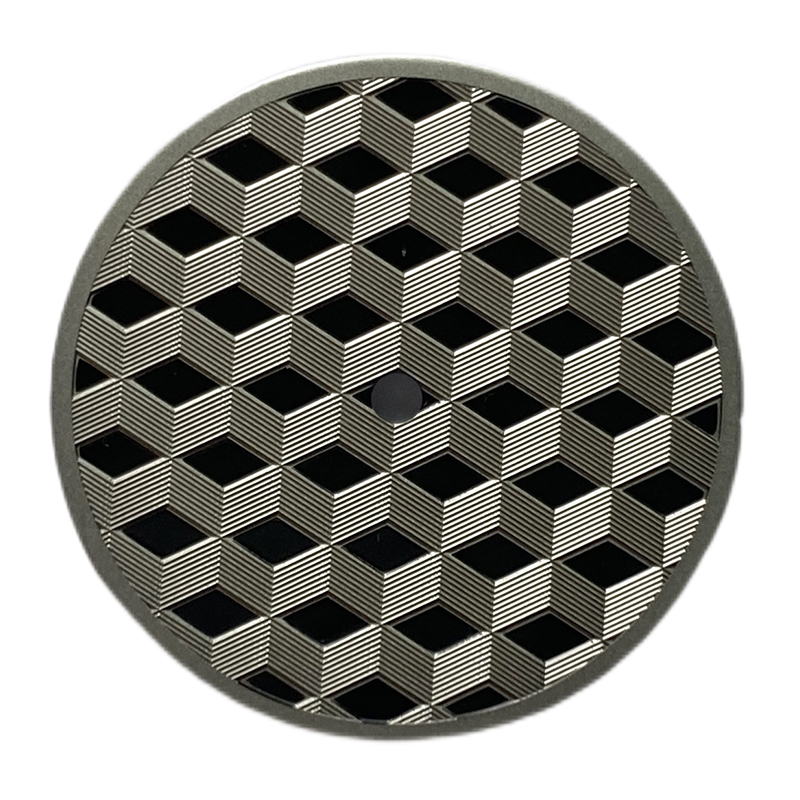 28.5mm 3D cube watch dial