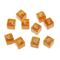 Pack Of 10pcs Dungeons D&D Role Playing Games Multi-sided D6 D10 D12 D20 Dices