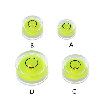 5pcs Round Bubble Level Mini Spirit Level Bullseye Level Measurement Instrument