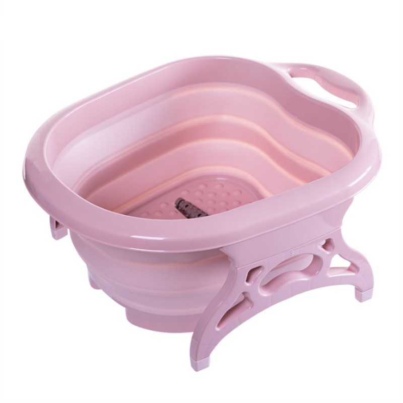 Foldable Footbath Massage Bucket Foot Bath Basin Health Care Washtub Portable Folding Footbath Creative Foot Tub Bathroom