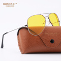 RoShari A16 Night Vision Glasses Polarized Sunglasses UV Protection Eyewear Driver Goggles UV400 Driving Glasses