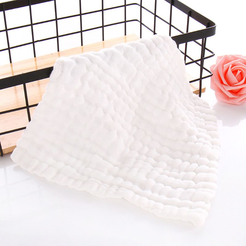 5pcs/lot 6-layers Bottom Water Washing Handkerchief Newborn Baby Face Towels Nursing Towel Size 30*30cm