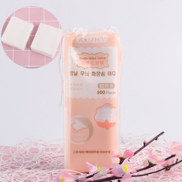 500PCS Korean Facial Organic Cotton Pads Facial Cleaning Nail Polish Remover Cosmetic Tissue Makeup Cotton Beauty Skin Care Tool