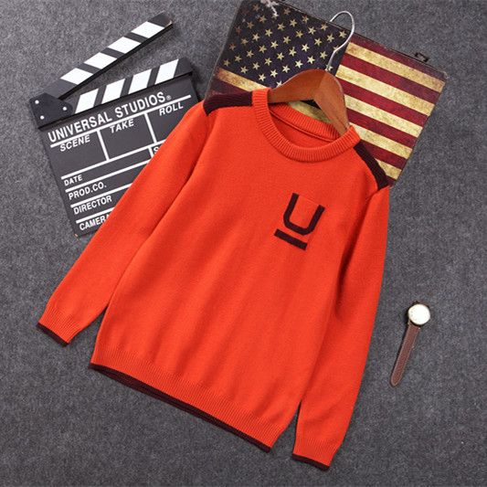 INS hot boys sweaters 3-13 years old boys knit sweaters autumn and winter Korean children's pullover sweater baby boy clothes