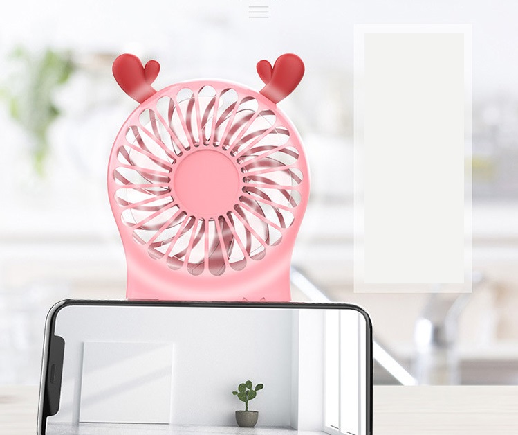 2020 New Design Mini Fans Portable Air Cooler Electric Handheld Usb Rechargable Cute Cooling Fans Student Home Travel Outdoor