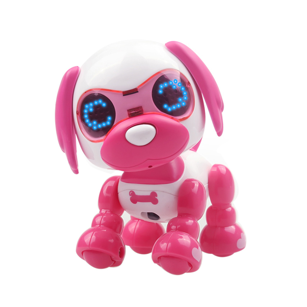 Electronic toys robot toy intelligent UInteractive Smart Puppy Robotic Dog LED Eyes Sound Recording Sing Sleep Cute lovely PH30