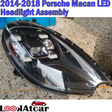 For Porsche Macan 2014-2018 LED Headlight supports 2014 15 16 17 upgrade to 2018 Original Car Light OEM