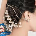 India Pakistan Girl Dance Accessory Woman Dance Performance Earrings Headdress