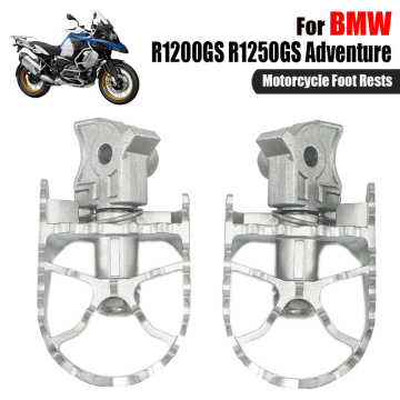 For BMW R1200 GS R1250GS ADV R 1200 1250 GS LC Adventure 2013-2020 Motorcycle Foot Rests Billet Wide FootPegs Foot Pegs Pedal