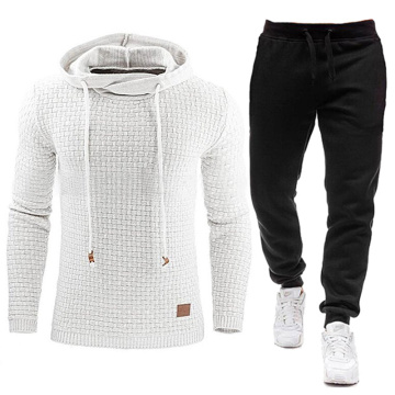 2020 New Tracksuit Men Brand Male Solid Hooded Sweatshirt+Pants Set Mens Hoodie Sweat Suit Casual Sportswear S-5XL Free Shipping