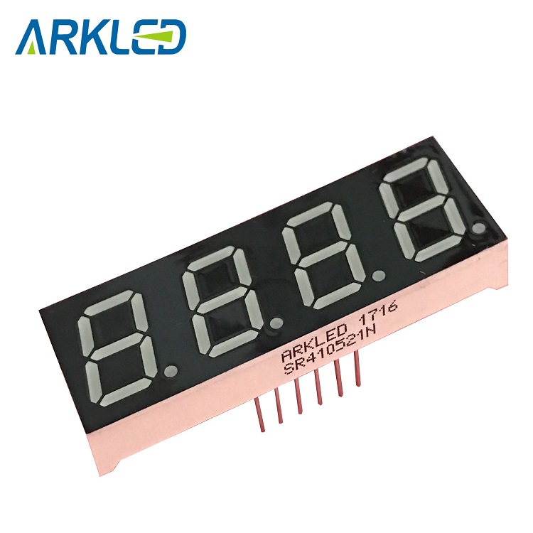 0.52 inch blue color four digits led display