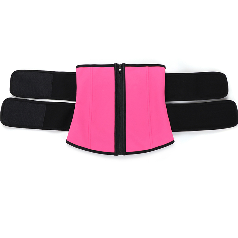 CXZD 2020 New Women Waist Trainer Fitness Sauna Sweat Neoprene Slimming Belt Girdle Shapewear Modeling Strap Zipper Body Shaper