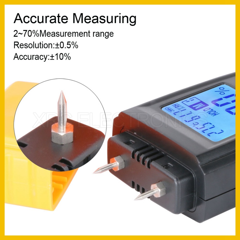 RZ Handheld Wood Moisture Meter with Fine Design GM610