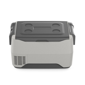 Large Grey Car Fridge for Efficient Cooling