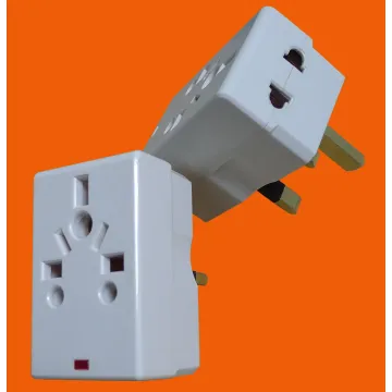 13A UK Multiple Plug Adapter with Light (P7037L)