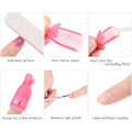 Plastic Nail Art Soak Off Cap Clips UV Gel Polish Remover Wrap Tool Fluid for Removal of Varnish Manicure Tools