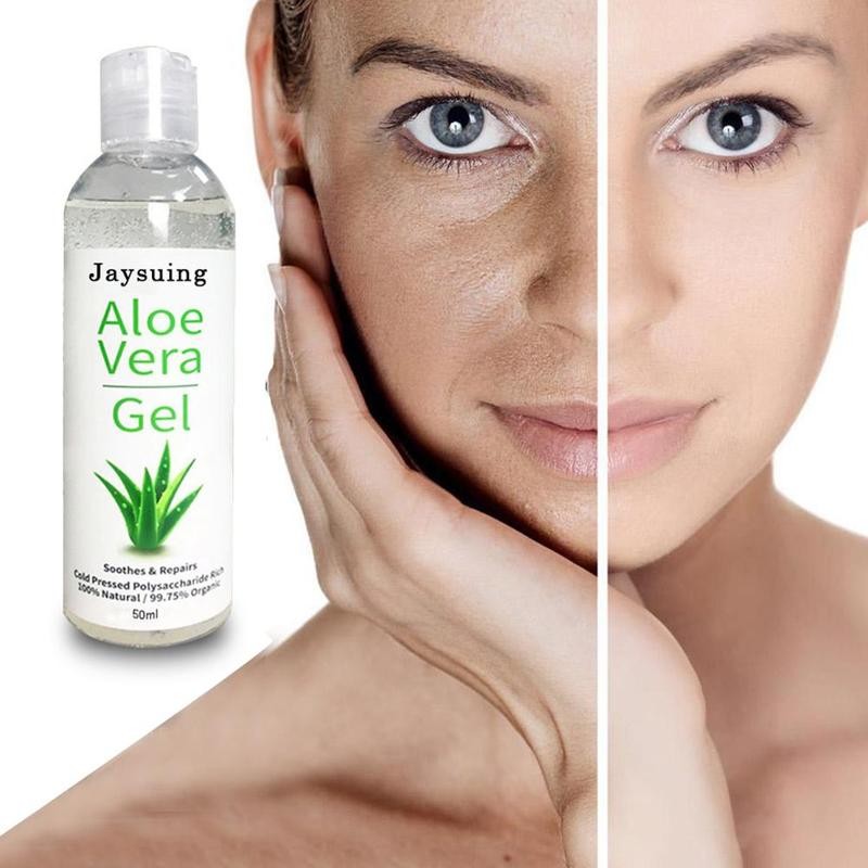 30/50/100ml Natural Aloe Vera Gel Soothing Moisturizer Acne Sunscreen Treatment Treatment Care Skin Skin Lotion Cream Gel H0Z4