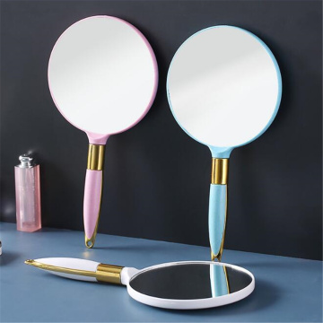 Vintage Handheld Makeup Mirror Vanity Mirror Hand Mirror SPA Salon Makeup Vanity with Handle Cosmetic Compact Mirror for Women