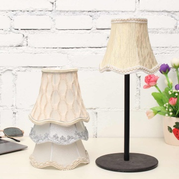 Vintage Small Lace Lamp Covers Shades Textured Fabric Chandelier Light Covers Home Decor wholesale dropshipping