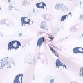 cotton fabric elephant print textile quilt twill fabric DIY sewing quilted baby dormitory decoration clothing fabric material