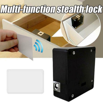 Smart Electronic Hidden RFID Cabinet Lock No Hole Easy Installation Furniture Locker Wardrobe Shoe Cabinet Drawer Door Lock #10