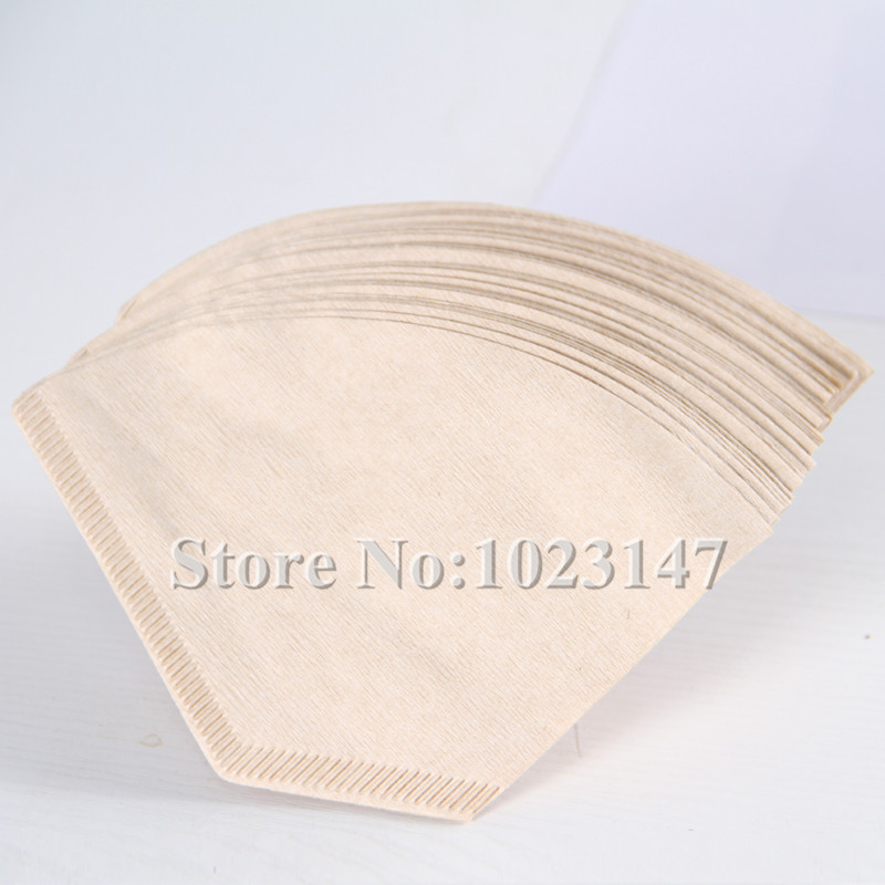 100pcs/lot Practical Coffee Tea Tools Prefolded 102 Hand Drip Paper Coffee Filter Coffee Machine Parts!
