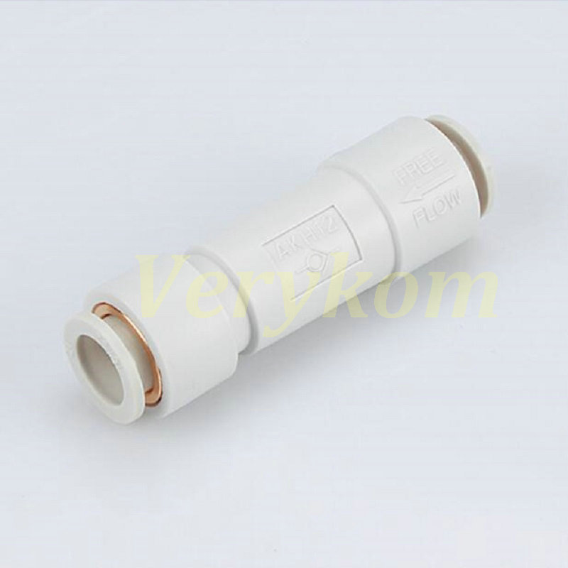 Verykom Pneumatic Air Check Valve One-way Valves AND OR Valve One Way SMC Type AKH 4/6/8/10/12 MM Quick Fitting Fast Connector