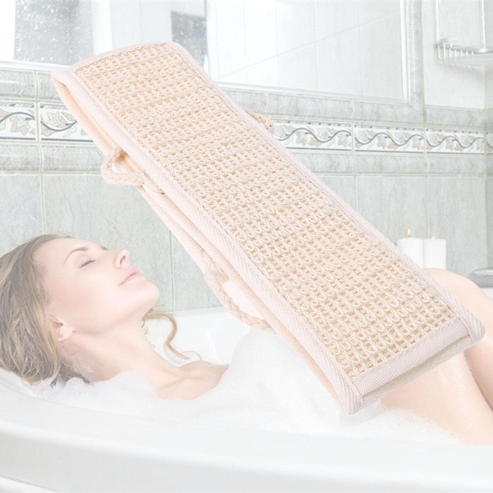 Soft Loofah Back Scrubber Men Women Bath Towel Exfoliating Loofah Massage for Shower Body Cleaning Supplies Dropship