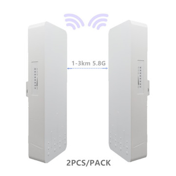 2 pieces 1-3km 300 Mbit open router CPE 5.8G wireless access point router Wi-Fi bridge device wifi extender dual band repeater