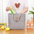 Large Capacity Solid Design Lunch Bags For Women Kids Food Cooler Lunch Box Tote Cooler Lunch Box Insulation Portable Tote Bags