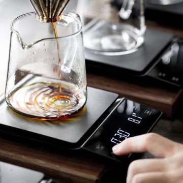 LED Display 3kg/0.1g Drip Coffee Scale with Timer High Precision Electronic Digital Kitchen Scale